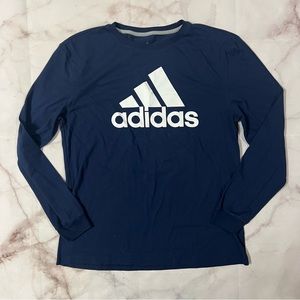 Adidas Navy Blue Climalite Long Sleeve
